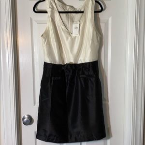 NWT Banana Republic black/cream dress